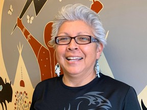 Margaret Kisikaw Piyesis, CEO of Canadian Aboriginal AIDS Network (CAAN).
