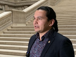 "We have somebody who is running, not only to be PC leader, but the premier of Manitoba who is questioning publicly whether vaccines are safe and effective, we know that's wrong," said Kinew.