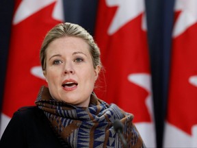Michelle Rempel attends a press conference in Ottawa, Jan. 29, 2020.