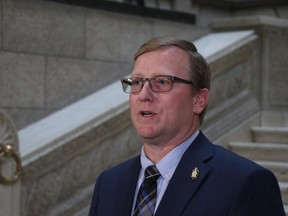 Municipal Relations Minister Derek Johnson