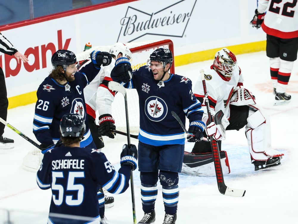 winnipeg jets lines tonight