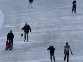 Sponsored by The Winnipeg Foundation for the first time this year to mark the Foundation's 100th birthday in 2021, The Winnipeg Foundation Centennial River Trail was enjoyed by Winnipeggers for 61 days this winter with skating, biking, walking, rolling, running, skiing, and snowshoeing from The Forks.