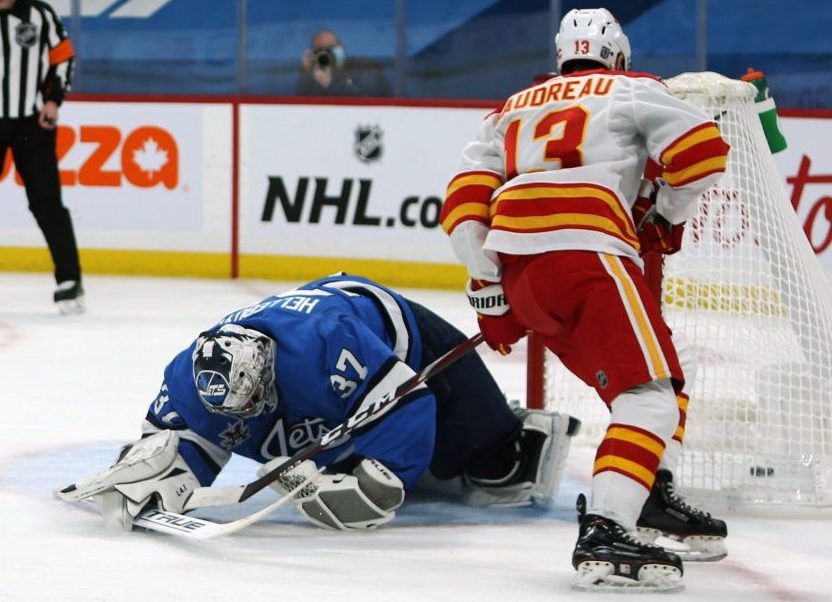 Mangiapane scores shootout winner for Flames in 3-2 pre-season win