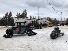 RCMP and search crews coordinate to look for 50-year-old Dan Lemay, who was last seen on Sunday evening on his snowmobile headed towards Rennie, Man., in Whiteshell Provincial Park.