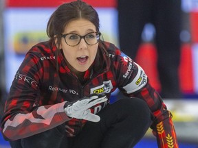 Selena Njegovan, third for the Tracy Fleury curling team.