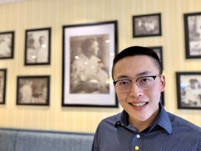 Thirty three year old Venson Wang invested $1.1 million to open a Cora franchise in St. Vital. He could lose everything if pandemic restrictions continue. James Snell/Winnipeg Sun