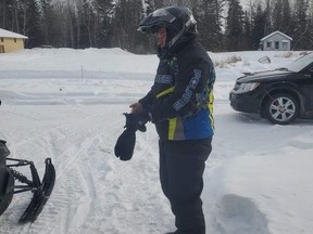 An undated photo of 50-year-old Dan Lemay of Grunthal, Man., a snowmobiler who was last heard from on Sunday, Feb. 21, 2021, when he went out to retrieve a broken snowmobile in Whiteshell Provincial Park in Manitoba. The search was called off late Tuesday afternoon, when RCMP found snowmobile tracks leading to a hole in the ice on Eleanor Lake.