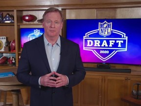 NFL commissioner Roger Goodell have decided to have the NFL draft outdoors in Cleveland.