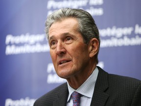 Manitoba Premier Brian Pallister is promising taxpayers a referendum to be held if another ultra-expensive public project comes under consideration.