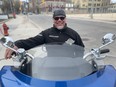 Ed Johner, prostate cancer survivor and Manitoba Motorcycle Ride for Dad spokesperson.