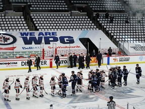 The Winnipeg Jets will once again be playing home games in an empty arena in Round 2.