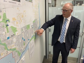 Winnipeg city councillor Scott Gillingham (St. James) speaks with the Winnipeg Sun on Friday at city hall regarding the cityÕs construction industry uptick.
James Snell/Winnipeg Sun