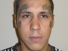 Kyle Parisian was sentenced to 40 months of incarceration after being found guilty of aggravated assault and robbery. Parisian commenced Statutory Release on May 7, 2020 but breached the conditions of his release on Sept. 8, 2020, police said. A Canada wide warrant has been issued for his arrest.