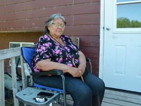 Brokenhead Ojibway Nation Elder Evelyn Everett, seen here at her home, recounted her own story of physical and mental abuse while attending a Federal Indian Day School as a child.
Dave Baxter/Winnipeg Sun