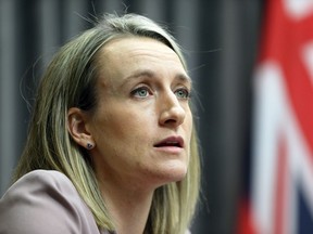 Dr. Joss Reimer, medical lead for the Vaccine Implementation Task Force, speaks during a COVID-19 briefing at the Manitoba Legislative Building in Winnipeg on Mon., May 31, 2021. KEVIN KING/Winnipeg Sun/Postmedia Network