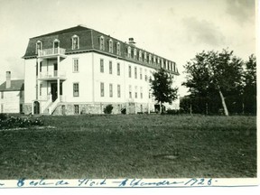 The Fort Alexander School was built on land on the Fort Alexander Reserve (now the Sagkeeng First Nation) in southeastern Manitoba in 1905. National Centre for Truth and Reconciliation Archives