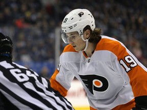 Philadelphia Flyers centre Nolan Patrick was traded on Saturday.