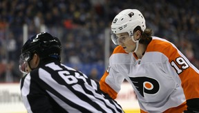 Philadelphia Flyers centre Nolan Patrick was traded on Saturday.