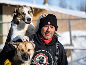 David Daley, seen here with two of his sled dogs, runs Wapusk Adventures, a Churchill-based tourism company that he says has been decimated by the pandemic over the last 16 months.
Wapusk Adventures photo