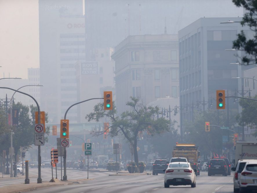 Air quality warning in Winnipeg due to wildfire smoke, says Environment