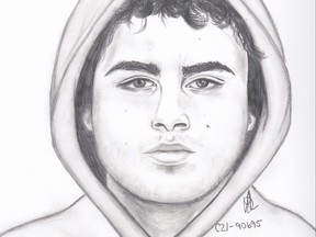 Winnipeg Police released a composite drawing on July 27, 2021, in hopes that the public can help find a male suspect in a shooting that occurred at approximately 5:30 a.m. on April 24. A 12-second surveillance video was also released.