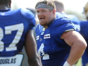 Winnipeg Blue Bombers linebacker Adam Bighill, one of the newly-elected members of the CFL Players Association leadership.