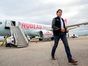 Prime Minister Justin Trudeau arrives in Toronto, September 12, 2021.