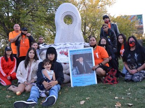 Friends and family of Tanya Nepinak, who went missing in Winnipeg in the fall of 2011, held a vigil at The Forks on Thursday to honour and remember her, and to bring attention to the ongoing issue of missing and murdered Indigenous women in Canada. Dave Baxter/Winnipeg Sun