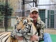 Joe Exotic is serving a 22-year jail sentence for conspiring to murder hippie hypocrite Carole Baskin.