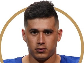 Sergio Schiaffino Perez was finally told that he’ll get a chance to play his first CFL game on Friday night against the B.C. Lions. Supplied photo