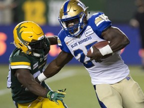 The Blue Bombers have re-signed running back Johnny Augustine for two years.