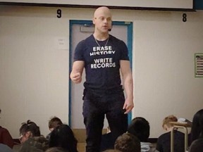 Whitemouth School Grade 5-6 and high school gym teacher Jon Hansen from Winnipeg, better known as jon_inspires on TikTok and Instagram, has a mission to give students certainty and the tools to rise above the challenges they face.