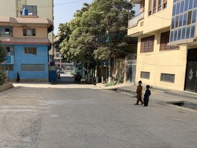 Empty streets in Kabul, Afghanistan on Tuesday, Aug. 17 2021.