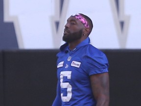 Winnipeg Blue Bombers defensive lineman Willie Jefferson takes part in the team's walkthrough on Oct. 7, 2021, in advance of his team's game against the Edmonton Elks.


Winnipeg Sun/Chris Procaylo/stf