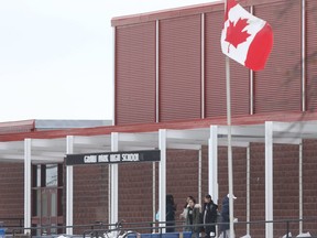 Grant Park High School. The Winnipeg School Division is using Grant Park High School and Technical Vocational School to serve as testing hubs for the division. These schools were chosen because the gyms are two of the largest in the division and both can be accessed without going through the school and have a second smaller gymnasium to accommodate after-school requirements.