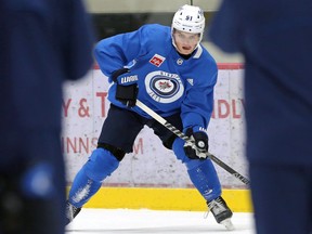 Winnipeg recalled forward Cole Perfetti from the team's taxi squad on an emergency basis on Thursday, as veteran Paul Stastny was placed in COVID-19 protocol.