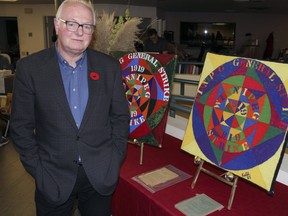 Former CUPE National President Paul Moist following his presentation on the 1919 Winnipeg General Strike at Lake of the Woods Museum in Kenora on Tuesday, Oct. 29, 2019. Moist is this year’s recipient of the prestigious Errol Black Award, presented to him by the Canadian Centre for Policy Alternatives-Manitoba and the Errol Black Chair in Labour Issues, last Sunday.
