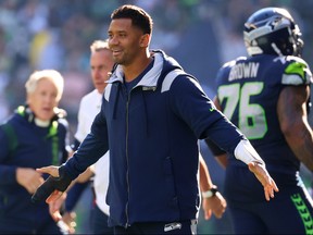 Russell Wilson #3 of the Seattle Seahawks will be back this week to face the Packers.