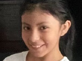 Winnipeg Police Service is requesting the public’s assistance in locating a missing 11-year-old girl Angela Aguilar-Hernandez. She was last seen on Oct. 27, 2021 in the River Heights area of Winnipeg. Aguilar-Hernandez is described as four-foot-11 in height, thin build, long brown hair, and brown eyes. She was last seen wearing a grey hoody and blue jeans. She is believed to be with her mother, Flor Aguilar-Hernandez.