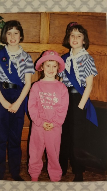 Twins sisters Amber and Ashley McFarland and their younger sister Lisa pose for a picture taken when they were kids. Amber McFarland was just 24 years old when she was last seen by friends at a night club in Portage la Prairie at around 1 a.m. on Oct. 18, 2008.