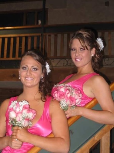 Amber McFarland (right) and her younger sister Lisa pose for a picture taken during Ashley McFarland’s wedding, just three months before Amber went missing. Amber McFarland was just 24 years old when she was last seen by friends at a night club in Portage la Prairie at around 1 a.m. on Oct. 18, 2008.
