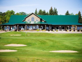 Clubhouse at the Minnewasta Golf and Country Club in Morden. A devastating fire Saturday morning left the popular golf course's clubhouse a total loss.