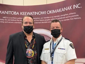 Manitoba Keewatinowi Okimakanak (MKO) Grand Chief Garrison Settee and RCMP D Division Superintendent Scott McMurchy both said this week at the MKO Chiefs Assembly in Winnipeg that there is work to be done to improve relationships between the RCMP and Indigenous communities. MKO Facebook photo