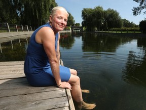 Catherine McKenna poses for a photo at Patterson Creek in Ottawa on Aug. 13, 2021.