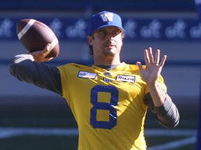 Winnipeg Blue Bombers quarterback Zach Collaros.