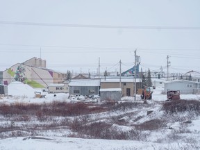 A view of the town of Churchill, Man., on Nov. 20, 2021.