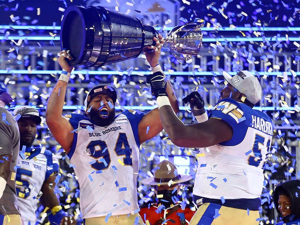 Bombers host Grey Cup celebration at IG Field Wednesday Brockville