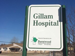 The Gillam Hospital is one of many northern Manitoba health care facilities currently dealing with a critical shortage of registered nurses. Facebook photo.
