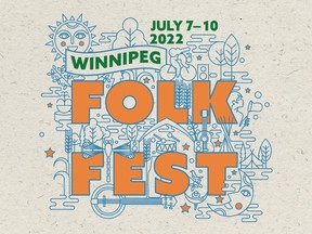 Winnipeg 47th annual Folk Fest logo.  Handout