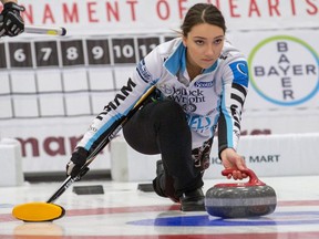 Winnipeg’s Kristy Watling continue her impressive run at the Manitoba Scotties Tournament of Hearts with a 9-7 win over World No. 1 Tracy Fleury of East St. Paul.